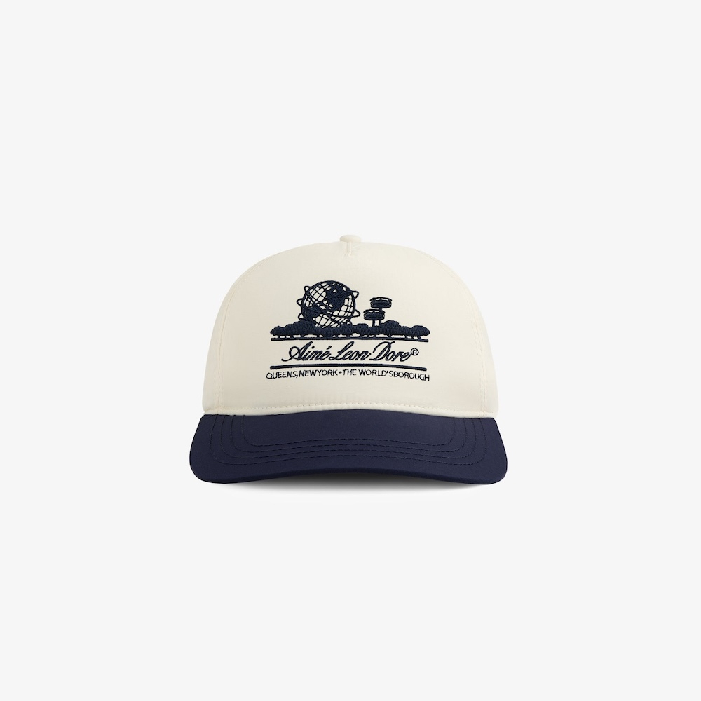 正品现货Aime Leon Dore Unisphere Hat 皇后区地标刺绣logo帽子