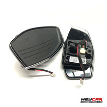 Suitable for Audi A4L A5 S3S4S5 steering wheel shift paddles large paddles chrome plated piano paint