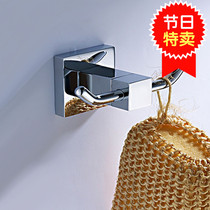 German contemporary bathroom high-end bathroom all copper hanging hook Bathroom door back hook Hotel wall hanging coat hook