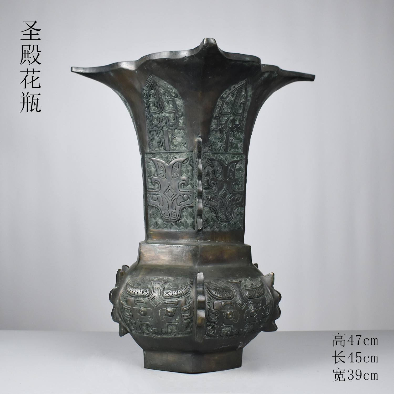 青銅器文廟孔廟祭祀禮器全套影視道具禮器七件套手工復古擺件