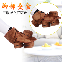 Foot foot moxibustion box Portable moxibustion pure copper thickened smoke-free warm moxibustion appliances Household family-style moxibustion cans single price