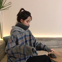 Pregnant women plus velvet coat womens short coat 2018 new autumn and winter thick warm Korean version of maternity winter clothes winter clothes