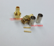 High quality RF SMA plug RP-SMA-J3 50 ohm SMA inner screw bore wiring head cold press head-3