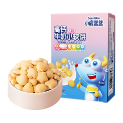 小鹿蓝蓝高钙牛奶小软饼原味宝宝儿童零食品牌磨牙饼干60gX1盒价格比较