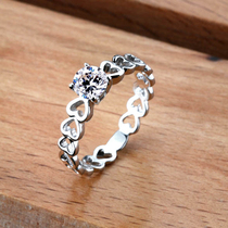 Imprint 950 NSCD diamond ring female ring wedding ring with first jewelry female ring 0457