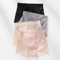 Foreign trade four high-waisted panties Female sense mesh lace incognito belly bag hip cotton cotton crotch briefs head