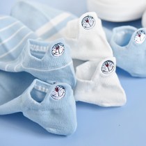 Womens socks pure cotton spring and autumn cute Japanese womens Korean version short socks Versatile short tube shallow mouth boat socks Student ins