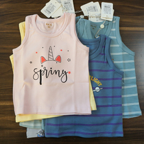 Recently several cleared baby vests are made of pure cotton with bottoming and boneless newborn baby comfortable velvet cotton vests.