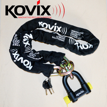 Hong Kong KOVIX KCH12 KHL69 chain lock strong anti-hydraulic anti-saw motorcycle lock