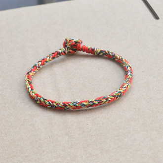 diy【面面俱到】四面佛手绳材料包 猪大原创手链玉线编制手链