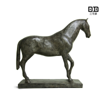 Artist Cao Yun sculpture bronze horse art new Chinese neoclassical Zen living room desktop ornaments