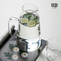 ins Wind good morning Lime And Lemon Japanese one person drinking teapot with single Cup heat-resistant glass teapot