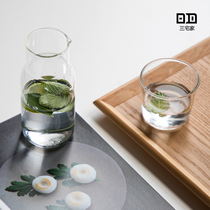 ins Wind good morning Lime And Lemon Japanese one person drinking teapot with single Cup heat-resistant glass teapot