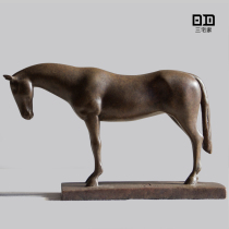 Tsinghua University Sculpture Artist Cao Yun Sculpture Sculptures Green Horse Art