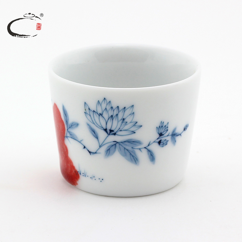 Guests cheung kung fu tea set of jingdezhen up porcelain set group youligong HongSi gentleman 's masters cup gift boxes