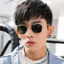 Sunglasses mens Korean version of the tide 2020 new sunglasses UV-resistant driver driving special ins big face thin