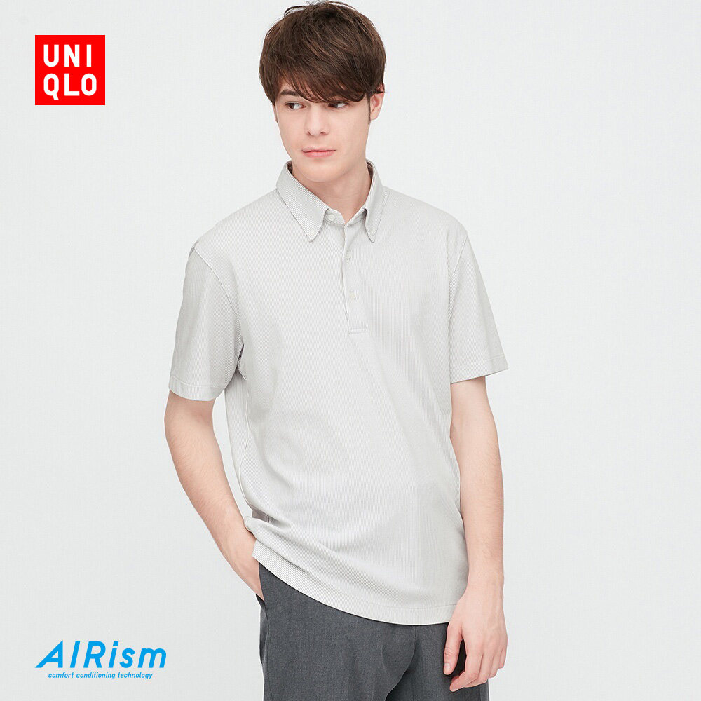 3日0点:uniqlo 优衣库 424218 男装 airism polo衫(短袖)