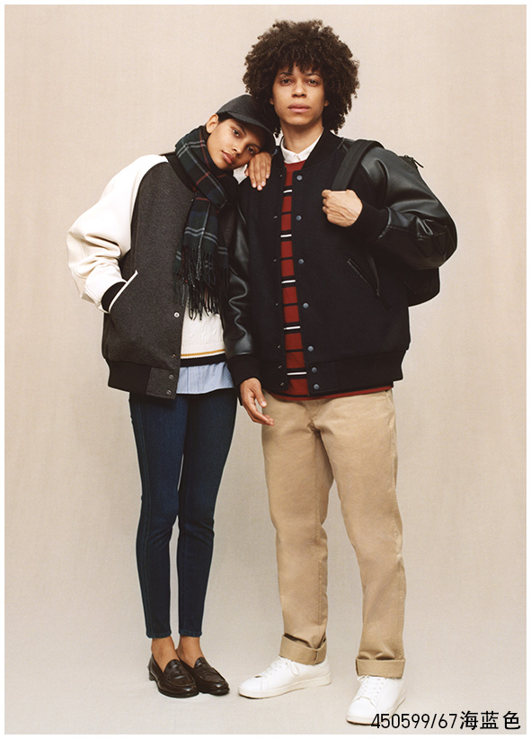 Uniqlo [Coperative Uniqlo U] Мужские повседневные джинсы прямых (мытье продукт) 447262