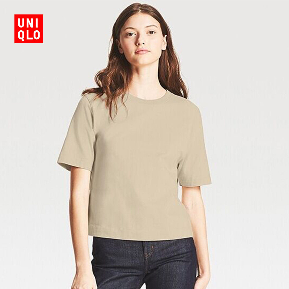女装休闲圆领t恤短袖405287优衣库uniqlo