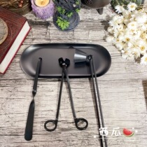 Candle fire-fighting hook candle core hook candle holder four-piece set