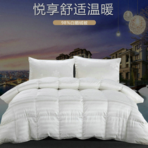 Hilton Down Quilt Core Siberian 98 White Goose Down Duvet Warm Light And Luxurious Single Double Hotel Quilt