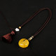 Qianya Milan 실 손으로 짠 Flat Knotted Gold Thread Cloud Tassel DIY Amber Jade Necklace Lanyard와 함께 추가 할 수 있습니다. Qianya Milan 실 손으로 짠 Flat Knotted Gold Thread Cloud Tassel DIY Amber Jade Necklace Lanyard와 함께 추가 할 수 있습니다.