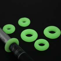 New Silicone Rod Stop Fish Rod Stop Night Light Fishing Rod O-ring Strong Pull O-ring Fish Rod Non-slip Ring Fishing Gear