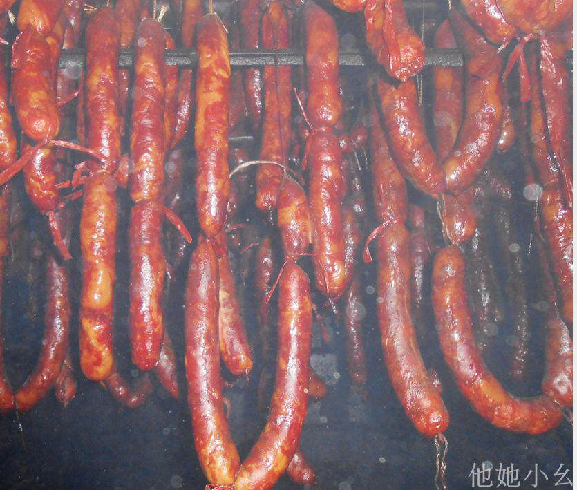 四川正宗香肠不辣农家自制广式土猪肉腊肠广味甜熏肠咸甜五香川味_双