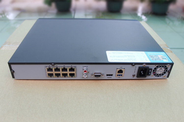 海康威视ds-7808n-e2/8p网络硬盘录像机8路高清主机带八口poe供电