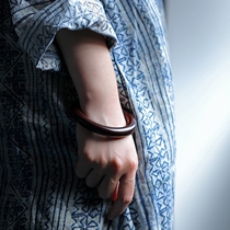 10MM bracelet India small leaf purple sandalwood bracelet male lady customised red wood bracelet to send girlfriend gift 0505