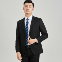Suit mens business casual slim-fit suit Professional formal casual single west wedding lapel top four seasons