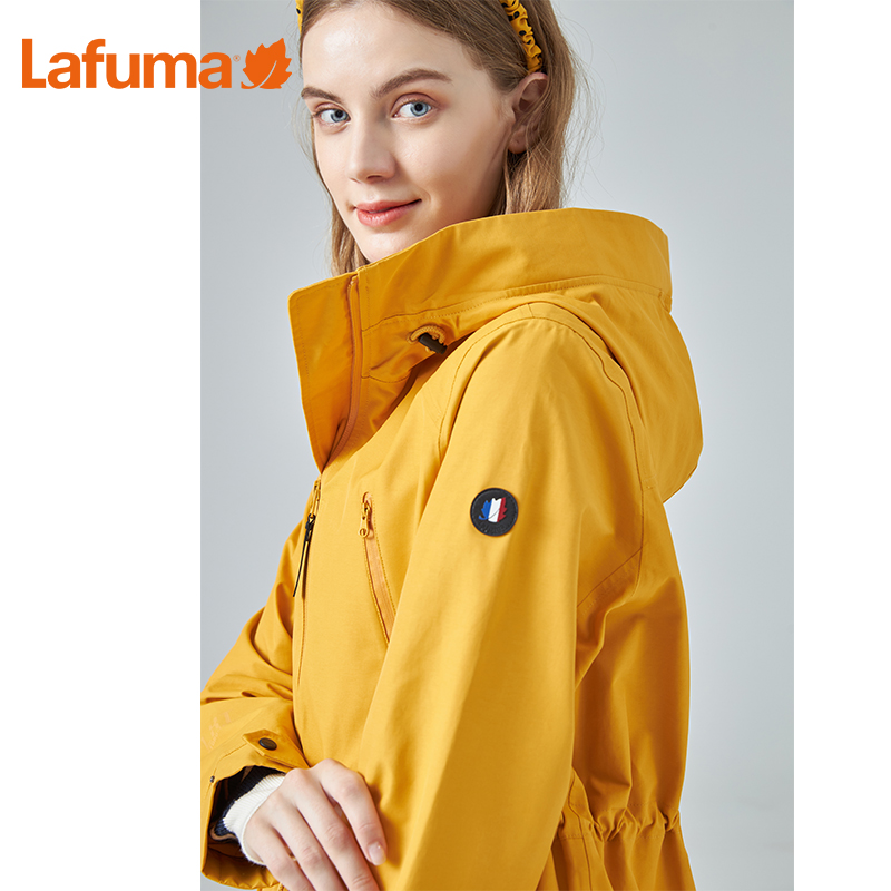 LAFUMA乐飞叶户外秋冬防风防水冲锋衣夹克女中长外套LFJA9CS66 LAFUMA乐飞叶户外秋冬防风防水冲锋衣夹克女中长外套LFJA9CS66