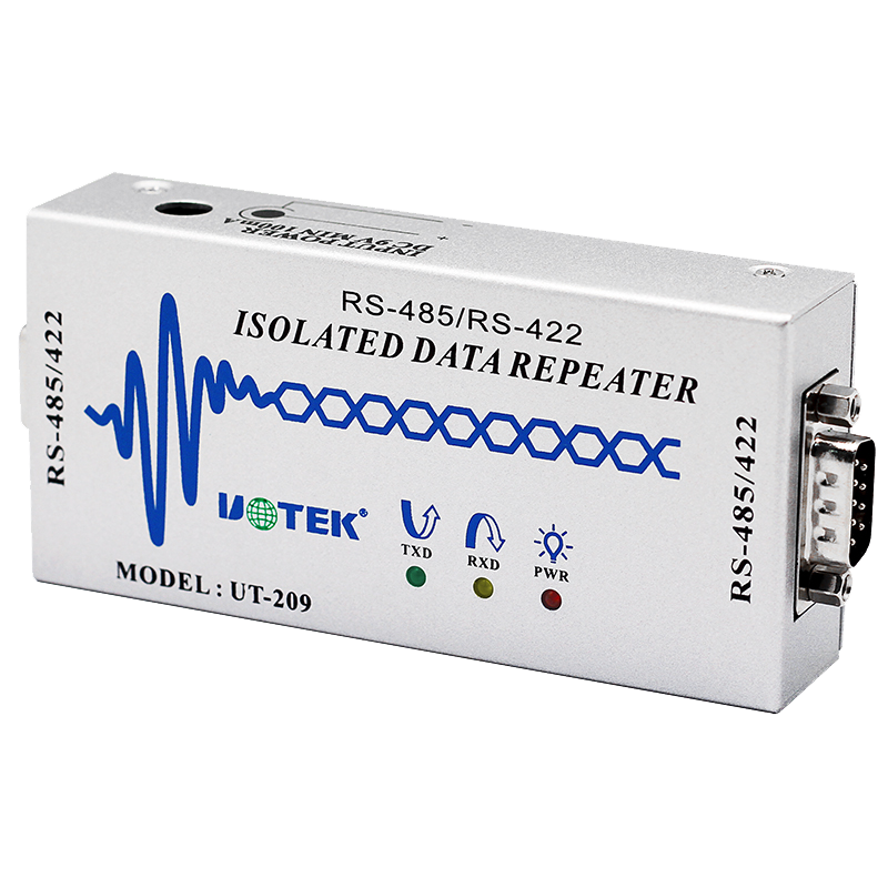 yutai ut-209 485/422 repeater industrial grade with photoelectric isolator 422 signal amplifier converter rs485 receiving booster booster rs422 high power extender