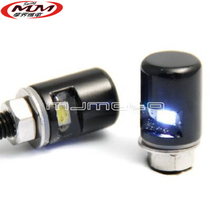 General Street running pedal motorcycle accessories modified parts waterproof and anti-rust LED license plate light license plate light screw light