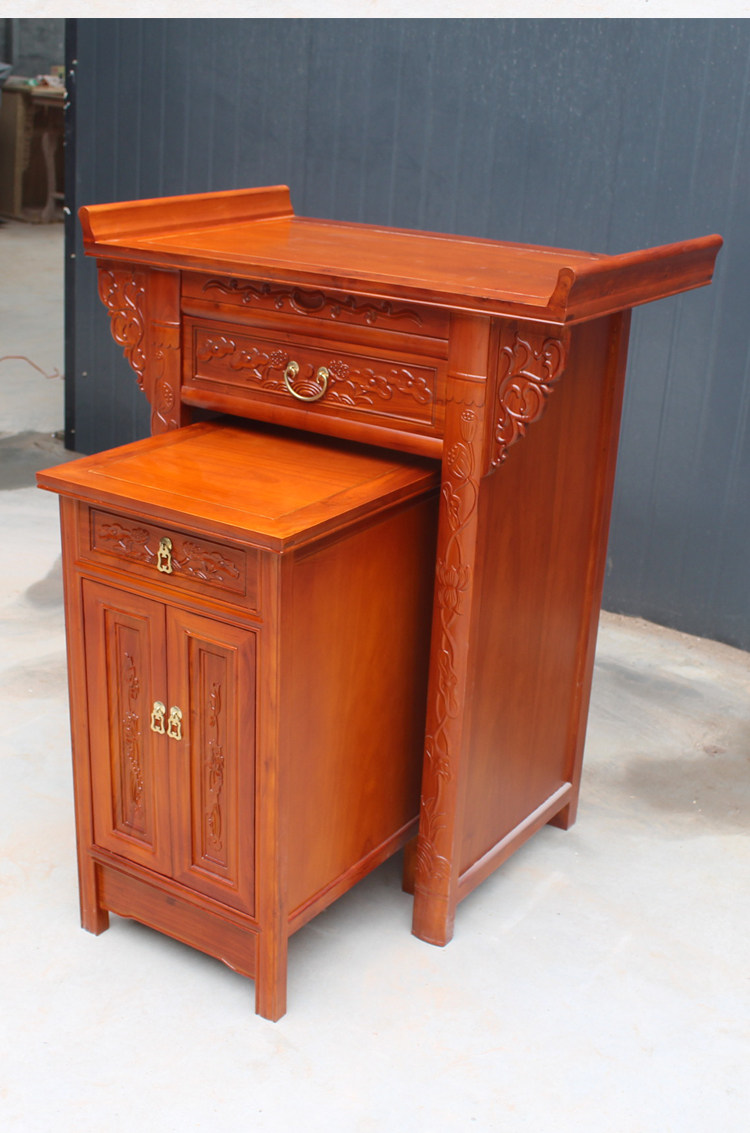 供桌佛台家用供台佛桌实木神台中式榆木香案财神桌佛