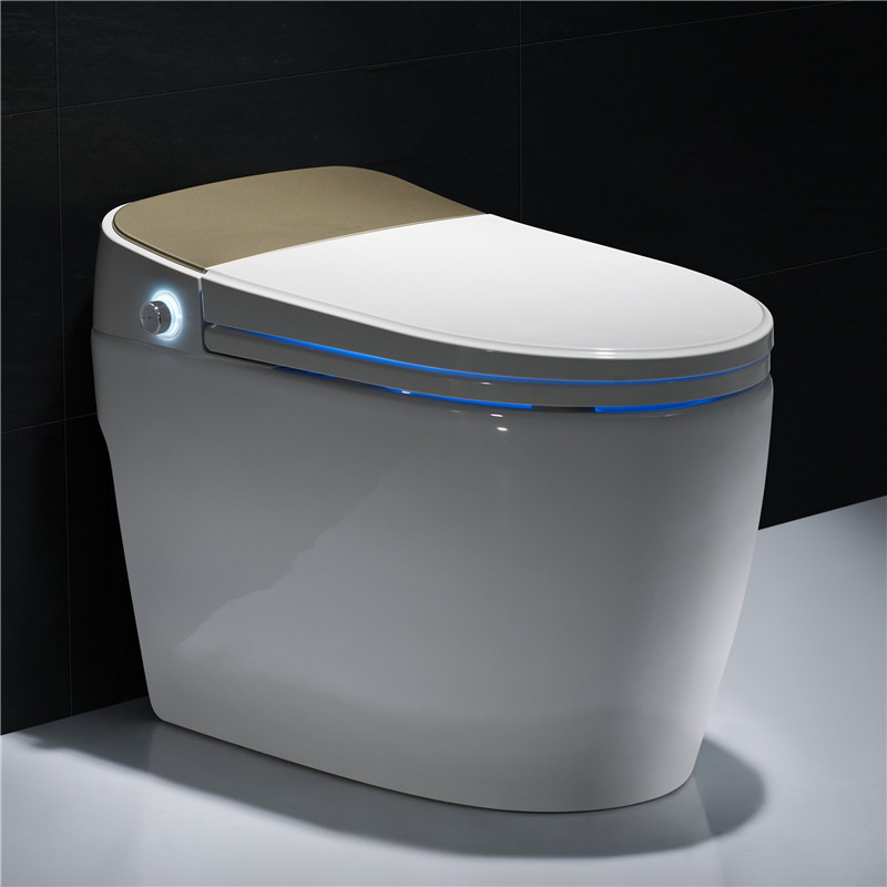 欧诺佳全自动烘干坐便无水箱冲水电动遥控座便器即热一体智能马桶_4