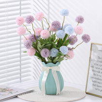 Fake flower simulation flower drawing room floral swing piece decoration small bouquet furnishing Nordic table putting living room vase suit