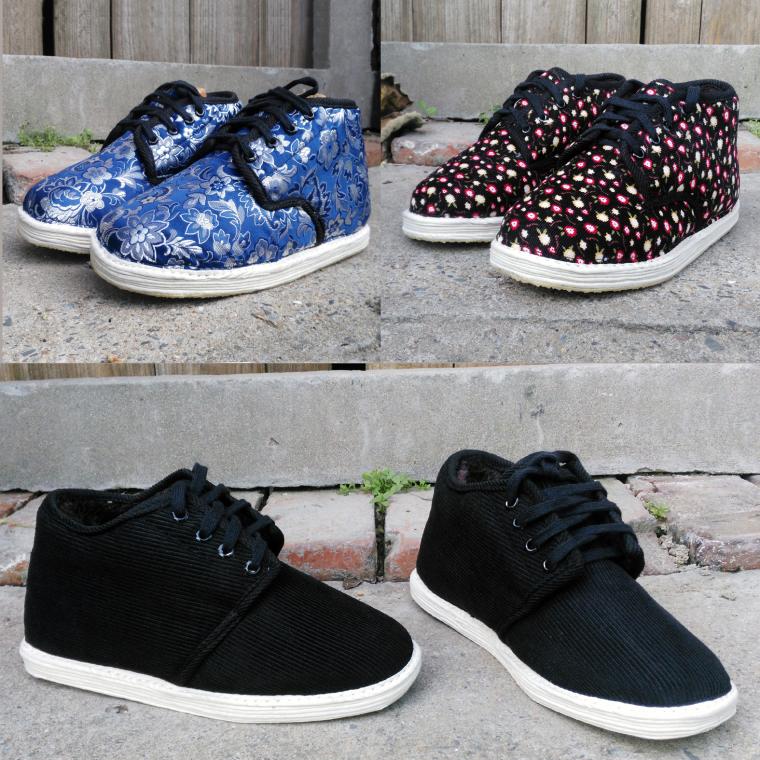 老北京布鞋千层底棉花棉鞋手工布厎鞋男女款系带老棉鞋中老年加厚_7折