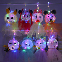 Portable music luminous cute cartoon cat bunny little mouse cute pet lantern Sun flower Mid-autumn Festival lantern