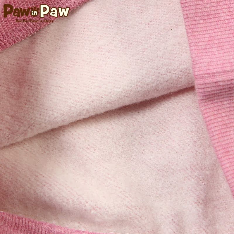 Pawinpaw宝英宝韩国小熊童装16年冬季款女童圆领休闲卫衣产品展示图4