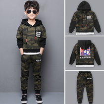 6 childrens boy suits 2021 new 7 autumn clothes 8 middle-aged childrens autumn two-piece boy casual suit 13 years old