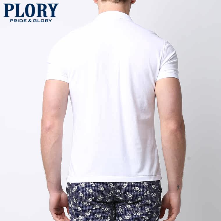 PLORY韩国衣恋正品男夏新品休闲POLO衫短袖POHA525003商场同款