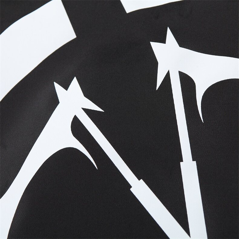 miracle kill2016新款大双刀logo印花防水尼龙拉口袋背包球鞋袋