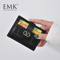 2021 new womens card bag female multi card drivers license integrated leather couple Mens card holder