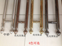 Stainless steel glass door da la shou