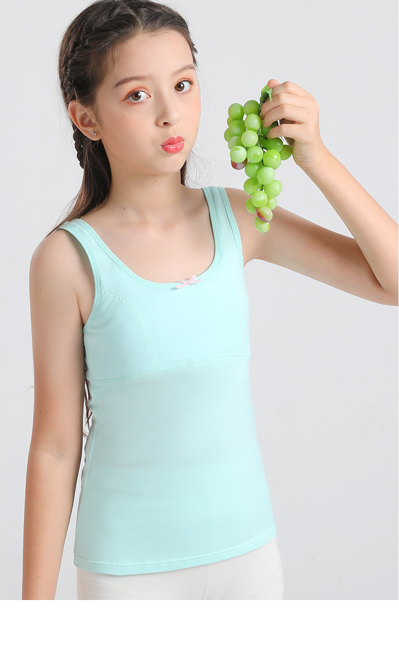 女童内衣发育期10岁小学生青春期小背心12岁女孩儿童抹胸少女文胸