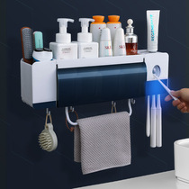 Bathroom Shelshelf Wall-mounted Toilet Accessories Household Large Full Wash Terrace Toothbrush Toothpaste Containing Cabinet Deviner