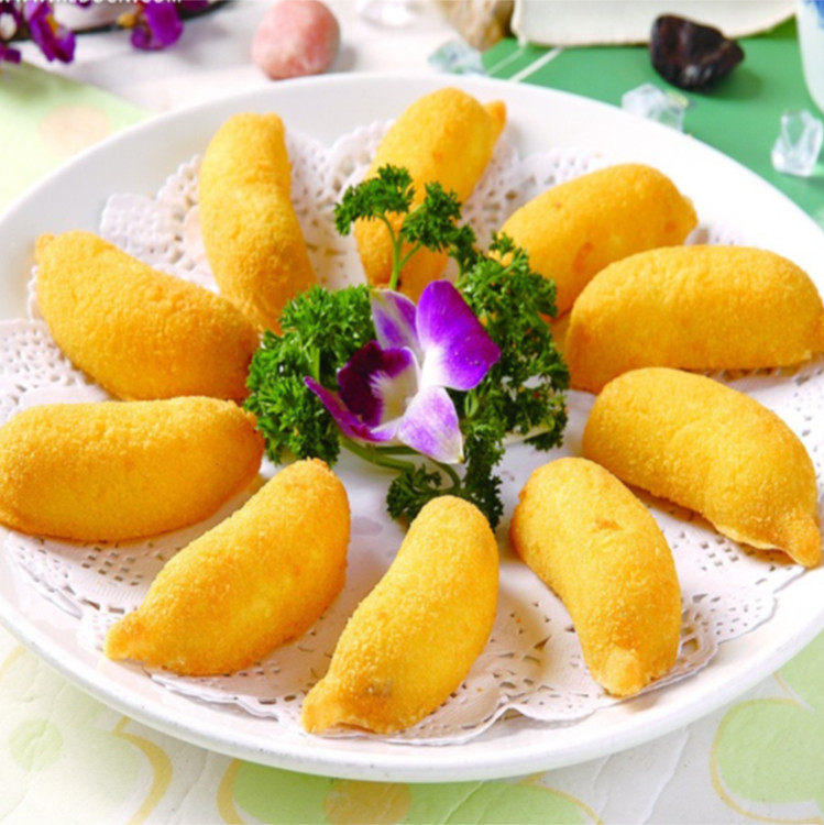 脆皮香蕉10只 油炸点心饭店餐厅小吃冷冻思念糕点冰淇淋食品300克