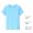 Pure cotton round neck - sky blue