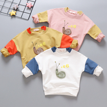 Boys and girls long sleeve T-shirt children Korean childrens clothing baby Autumn base shirt baby clothes autumn 1-2 3 years old